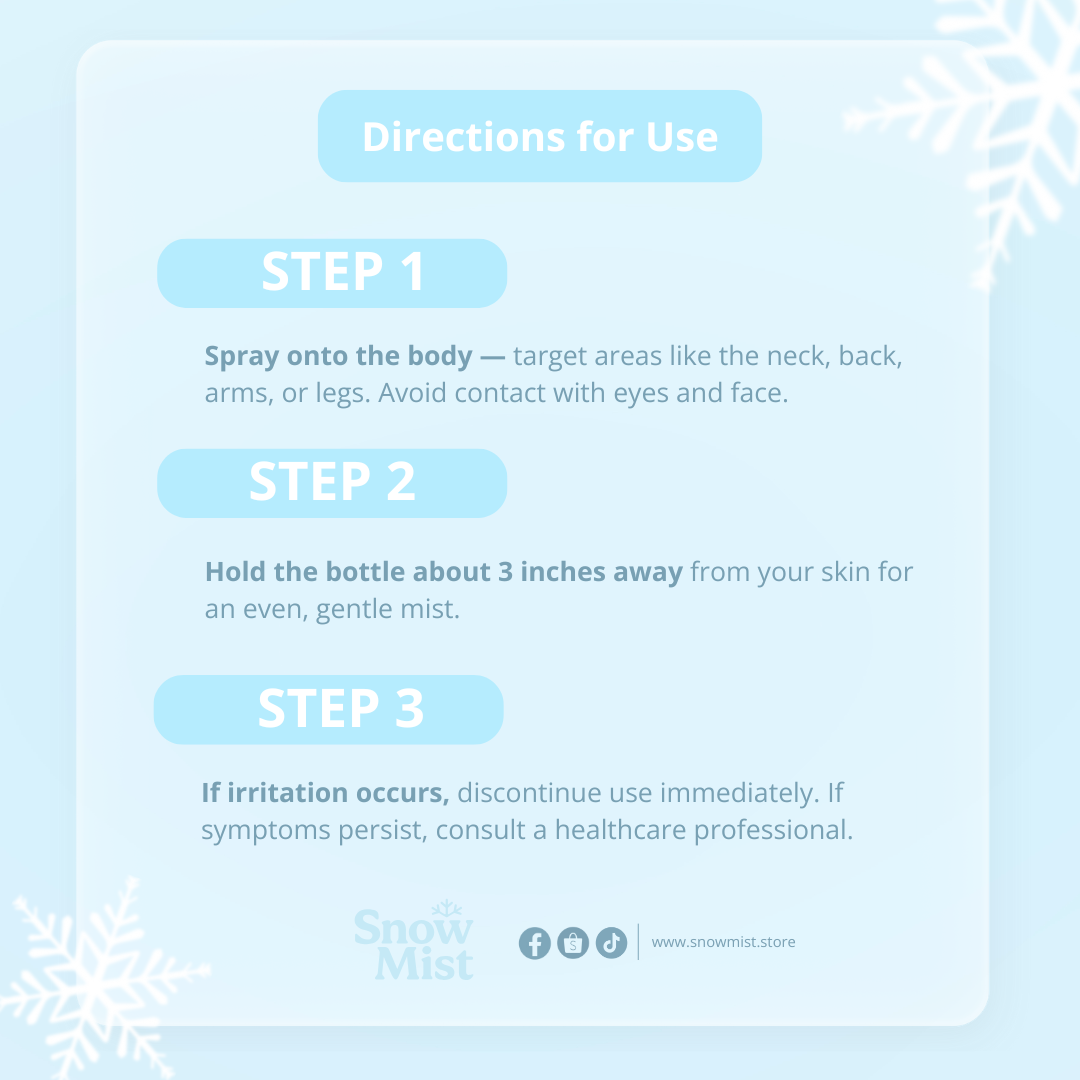 Snow Mist Cooling Spray 50mL